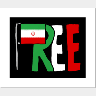 Free Iran Posters and Art